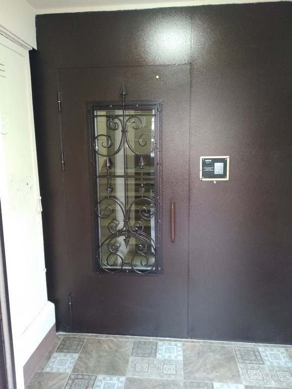 Фото металлических дверей с порошковым напылением в Истре